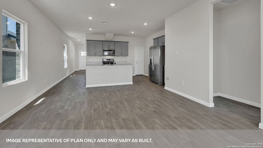 Spacious, unfurnished interior of a new home in Whisper South, San Marcos (Image 22).