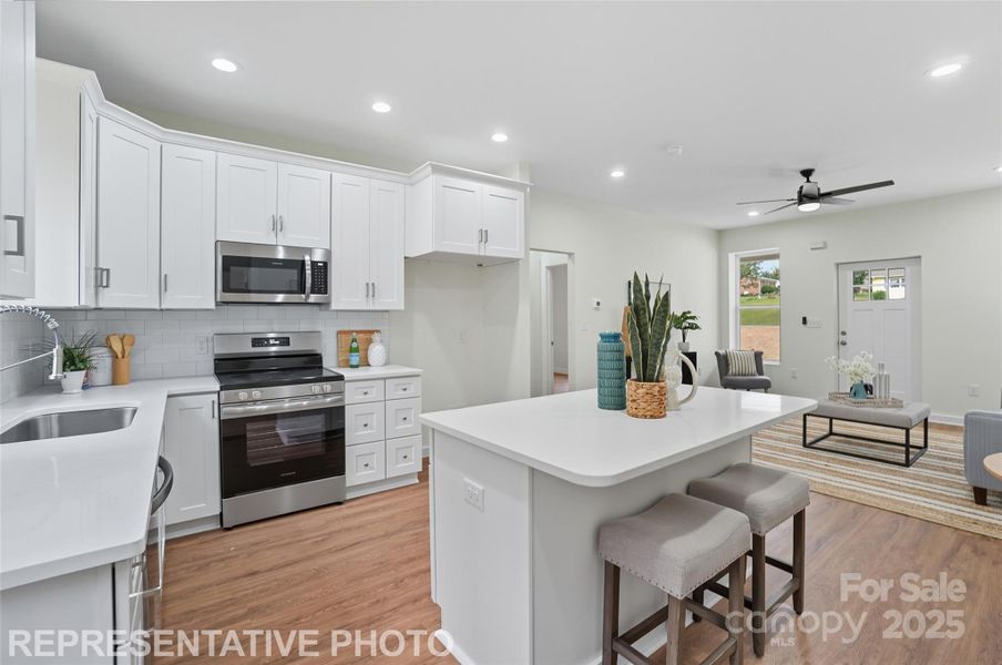 Beautiful Kitchen Layout - Representative Photo of Similar Home