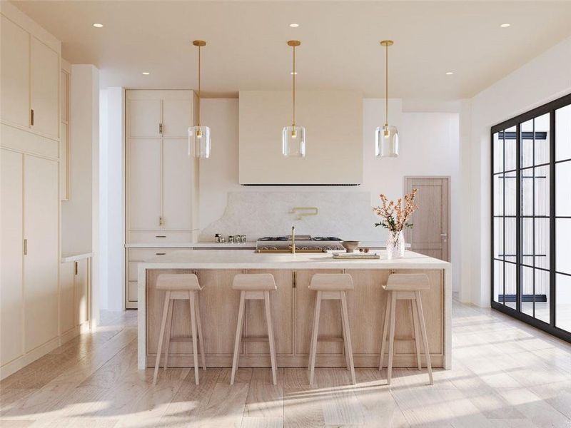 Furnished interior view inside a new home in , Canton (Image 9).