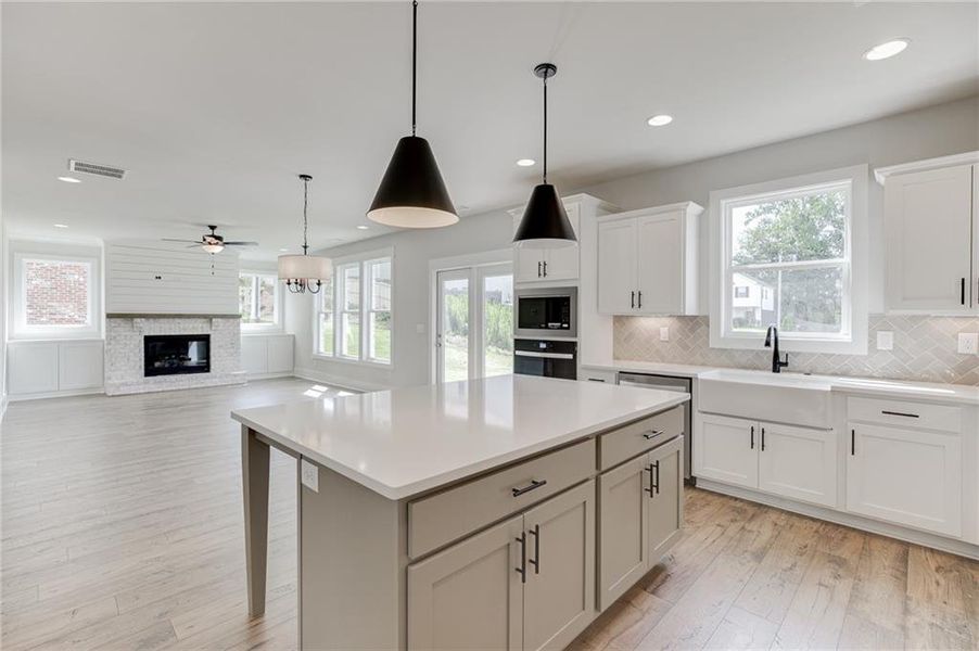 Furnished interior view inside a new home in , Buford (Image 14).
