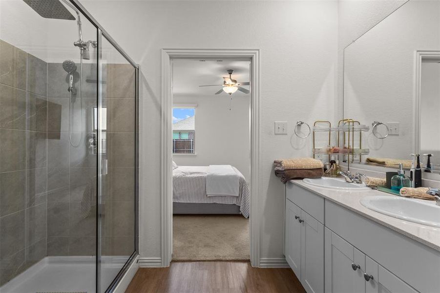 Furnished interior view inside a new home in Bridgewater, Princeton (Image 9).