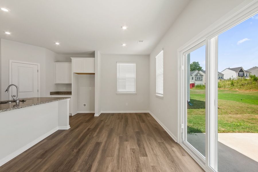 Spacious, unfurnished interior of a new home in The Mill at Woodcreek Farms, Elgin (Image 25). Spacious, unfurnished interior of a new home in The Mill at Woodcreek Farms, Elgin (Image 25).