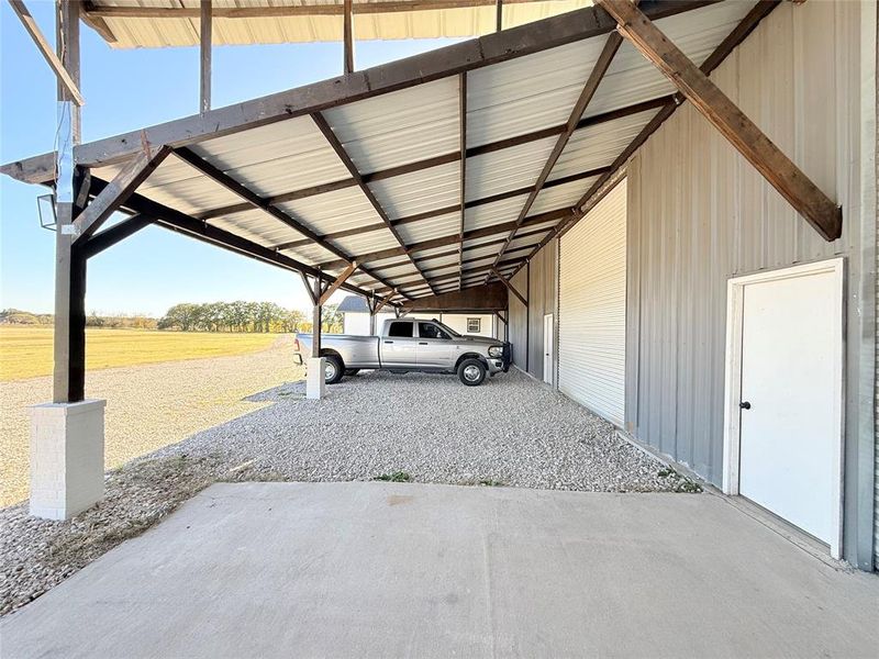 150 ft X 20 ft Covered Parking