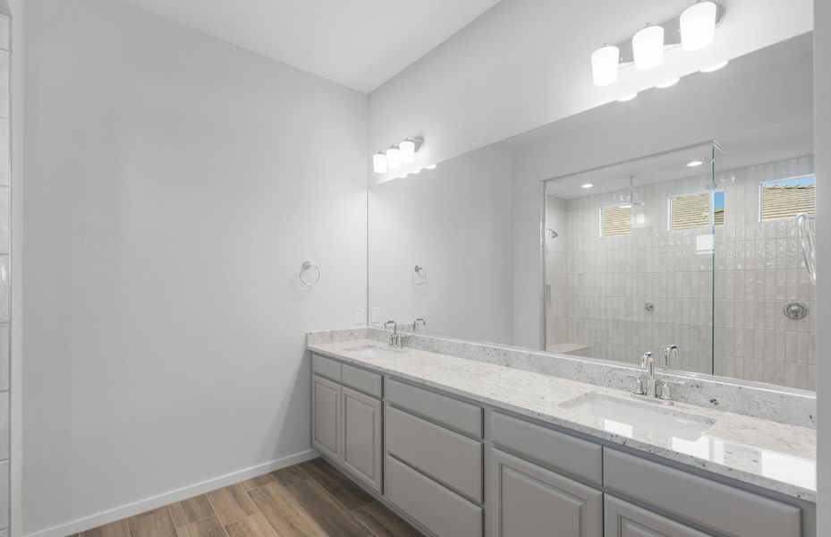 Furnished interior view inside a new home in Regent Hills - Meadow Series, Buckeye (Image 8).