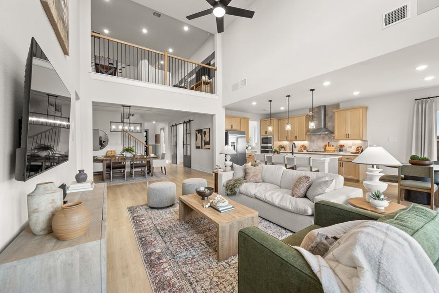 Representative furnished interior of a home built from the Hero by Rockwell Homes in Creekside, Royse City (Image 13). Representative furnished interior of a home built from the Hero by Rockwell Homes in Creekside, Royse City (Image 13).