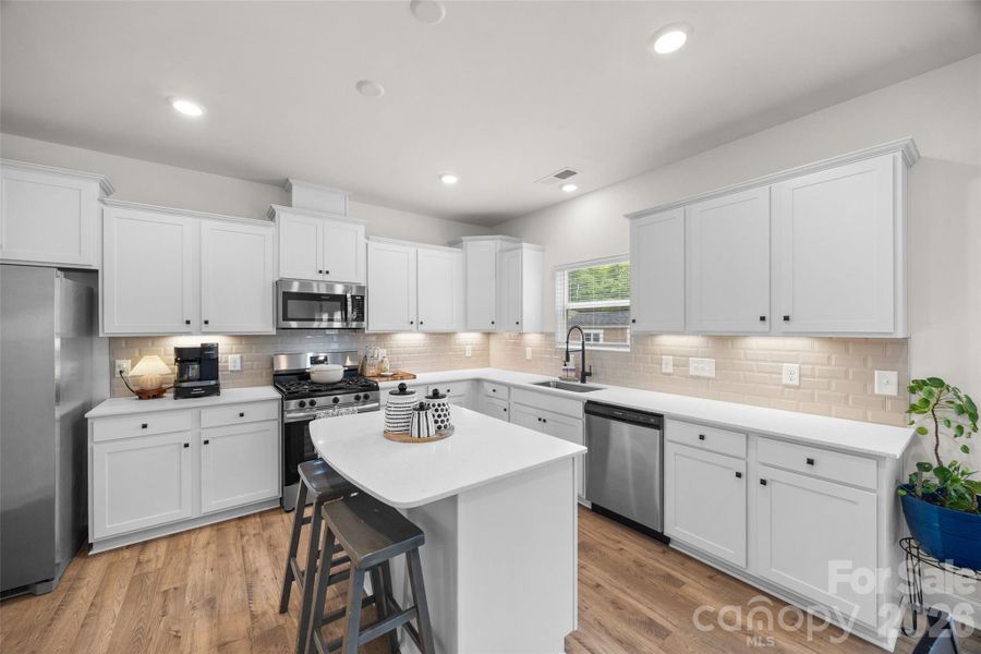 Furnished interior view inside a new home in , Monroe (Image 12).