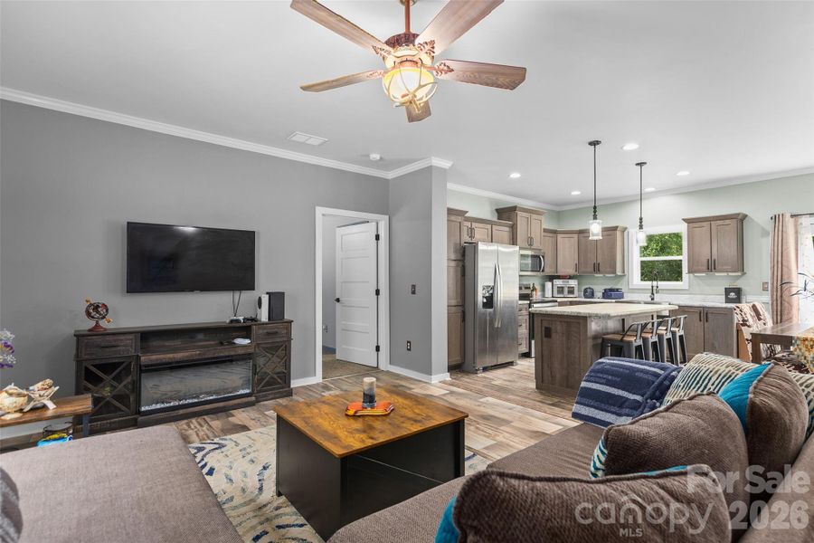 Furnished interior view inside a new home in , New London (Image 5).