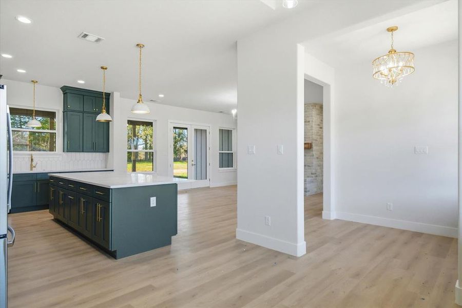 Furnished interior view inside a new home in , Canton (Image 3).