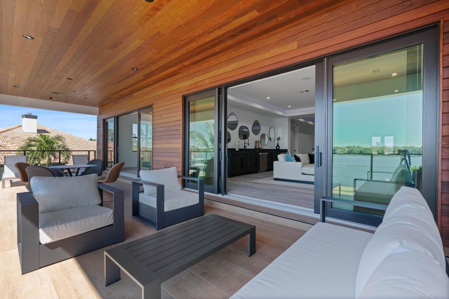 Furnished interior view inside a new home in , Lantana (Image 8).