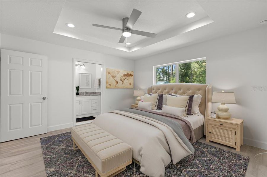 Furnished interior view inside a new home in , Dunnellon (Image 11).