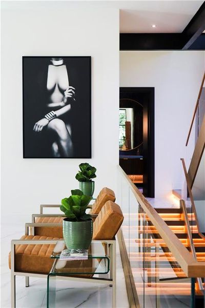 Furnished interior view inside a new home in , Atlanta (Image 7). Furnished interior view inside a new home in , Atlanta (Image 7).