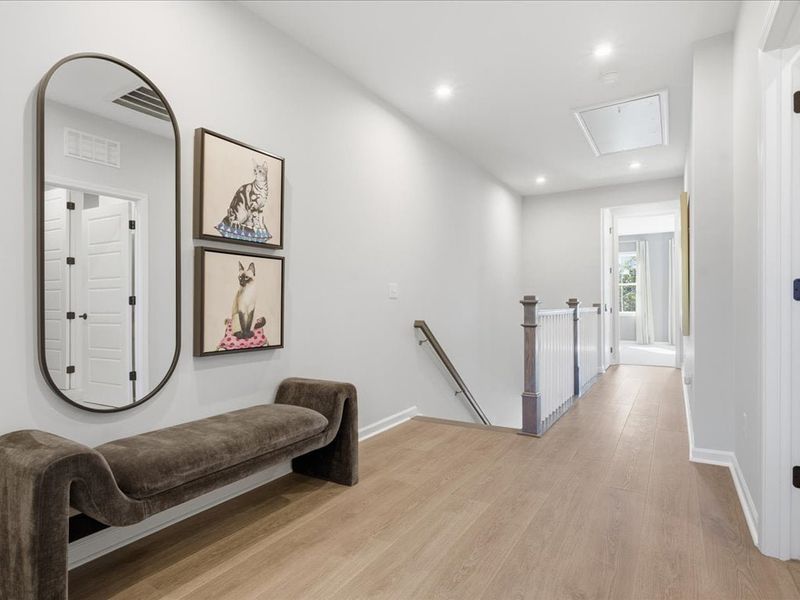 Representative furnished interior of a home built from the Bellamy by Tri Pointe Homes in Bellflower, Charlotte (Image 21).