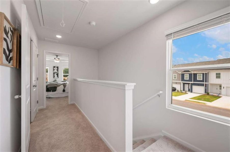 Spacious, unfurnished interior of a new home in Walden Park – The Collection, Jonesboro (Image 20). Spacious, unfurnished interior of a new home in Walden Park – The Collection, Jonesboro (Image 20).