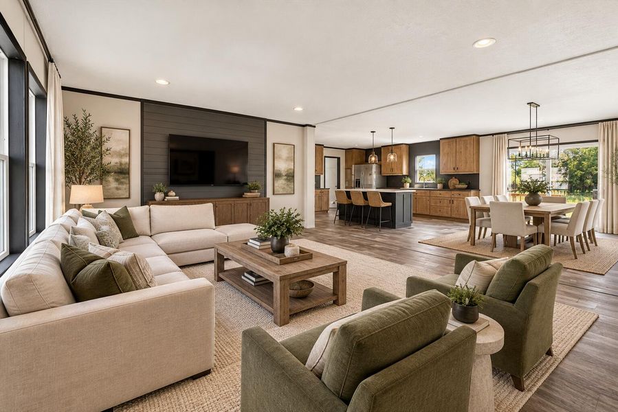 Furnished interior view inside a new home in , Dorchester (Image 4).