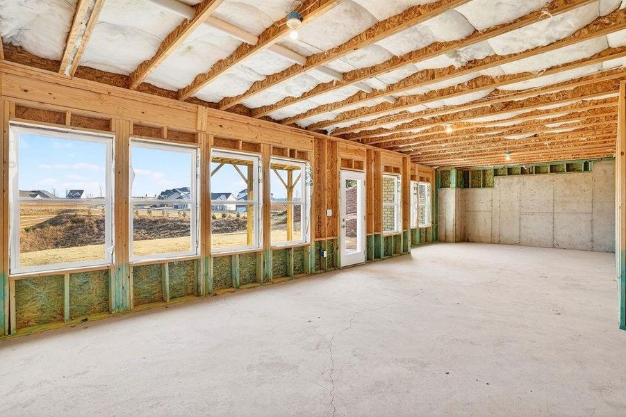 In-progress construction of a new home in The Manor at Gainesville Township, Gainesville, GA (Image 29).