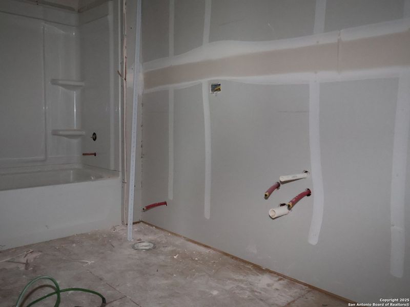 In-progress construction of a new home in Meadows at Clear Springs, New Braunfels, TX (Image 25).