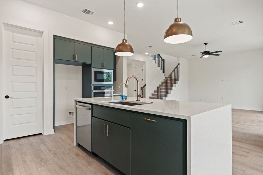 Furnished interior view inside a new home in Heritage, Dripping Springs (Image 14).