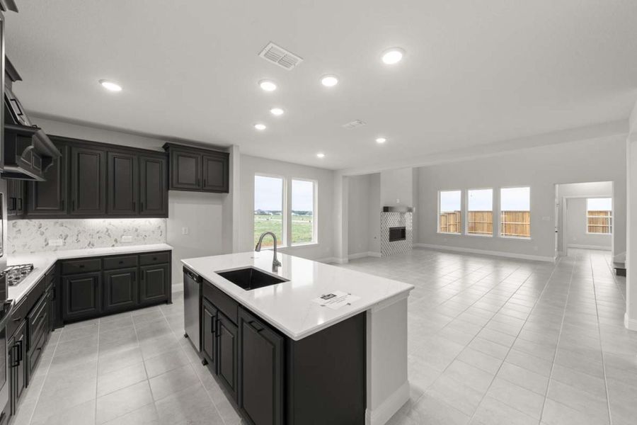 Furnished interior view inside a new home in Sutton Fields, Celina (Image 6).