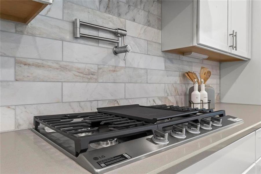 Close-up of interior finishes inside a home in , Dallas (Image 20).