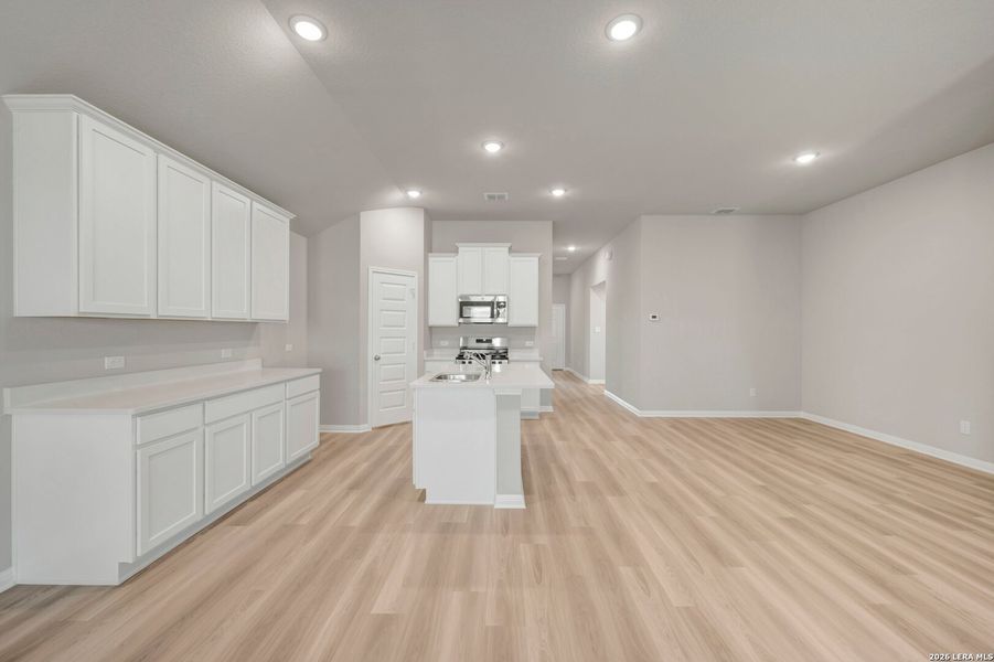 Furnished interior view inside a new home in Mesquite Ridge, San Antonio (Image 10).