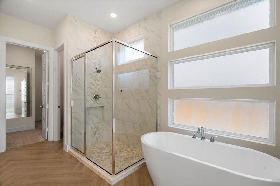 Furnished interior view inside a new home in Woodson’s Reserve, Spring (Image 16).