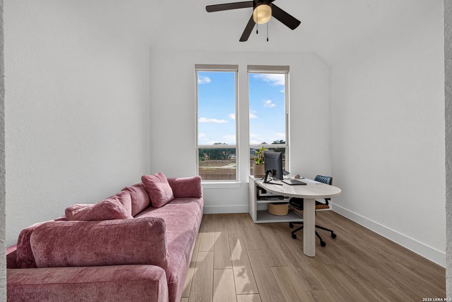 Furnished interior view inside a new home in Veramendi, New Braunfels (Image 31).