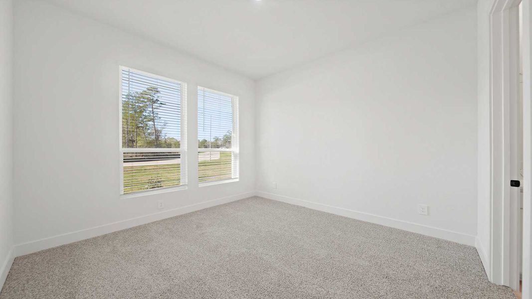Representative unfurnished interior of a home built from the Galway by D.R. Horton in Butlers Bend Estates, Pinehurst (Image 73). Representative unfurnished interior of a home built from the Galway by D.R. Horton in Butlers Bend Estates, Pinehurst (Image 73).