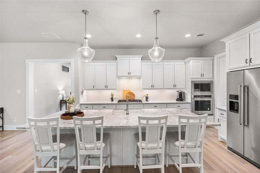 Furnished interior view inside a new home in Ridgelake Shores, Montgomery (Image 18).