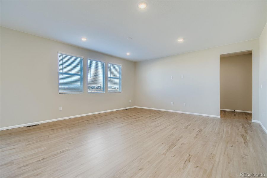 LVP upgraded living room