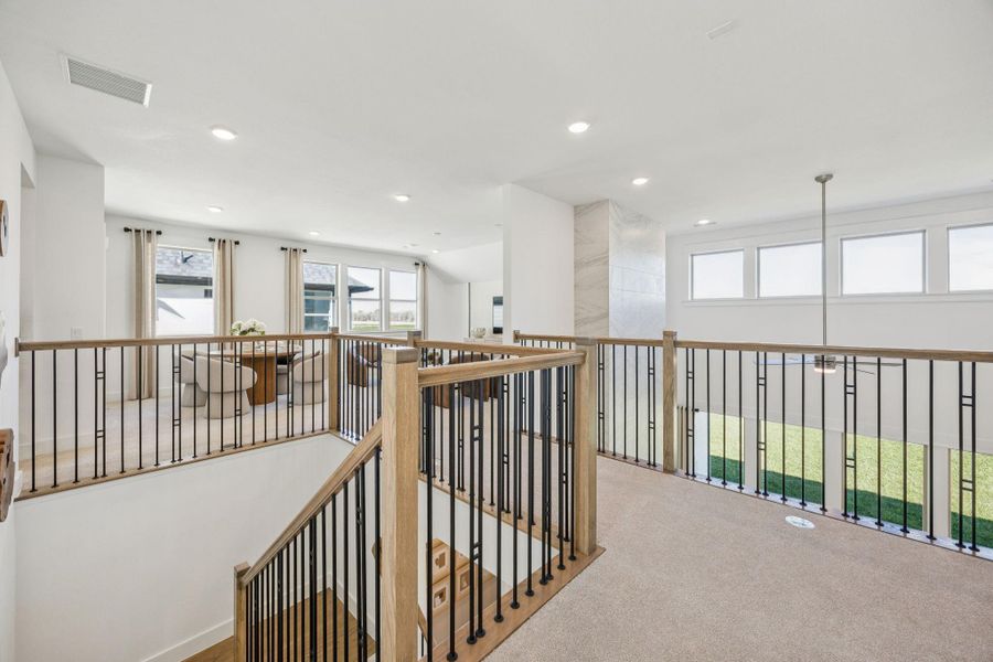 Furnished interior view inside a new home in Ryehill, Sugar Land (Image 6).