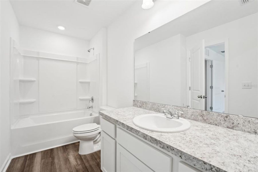 Furnished interior view inside a new home in Vista Walk, Dade City (Image 8).