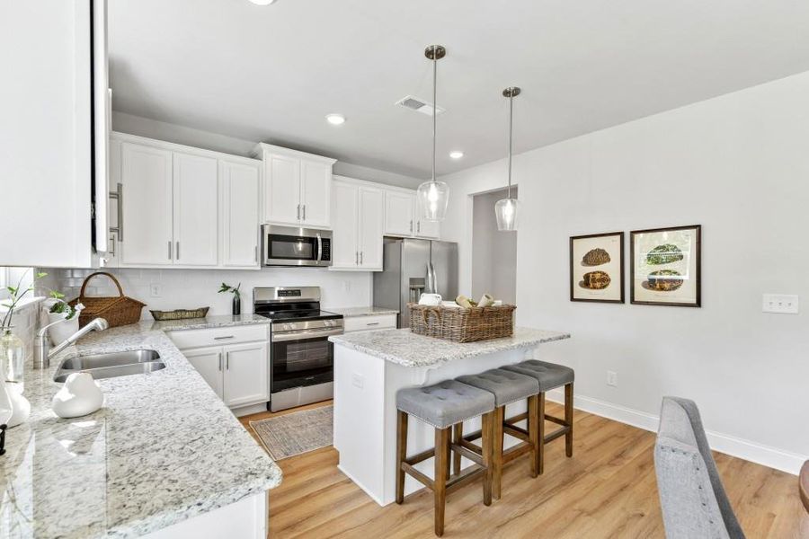 Furnished interior view inside a new home in , Homer (Image 39).