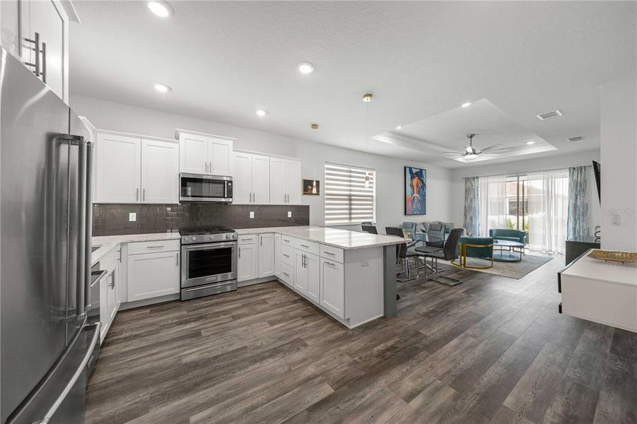 Furnished interior view inside a new home in , Ocala (Image 6).