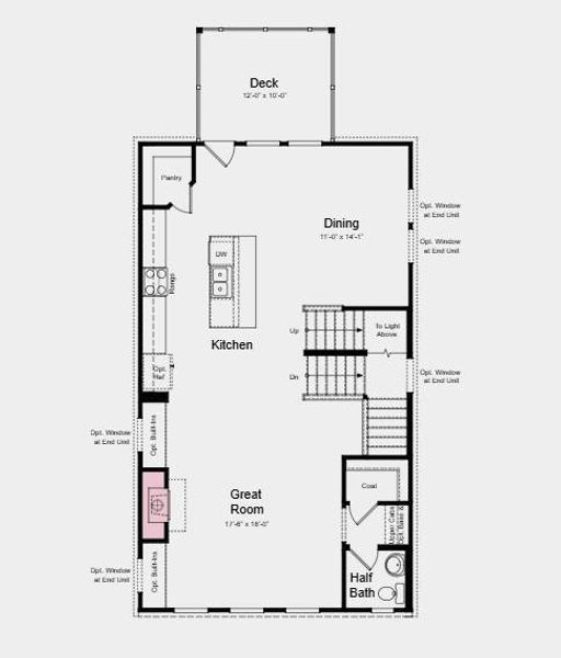 2D floor plan layout of this home in Auburn Glen, Dacula, GA (Image 3).