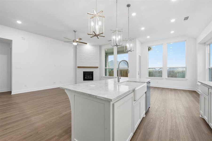 Furnished interior view inside a new home in Wildflower Ranch, Fort Worth (Image 11).