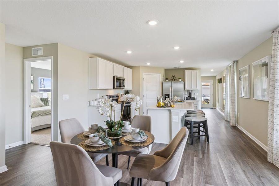Furnished interior view inside a new home in , Haines City (Image 11).