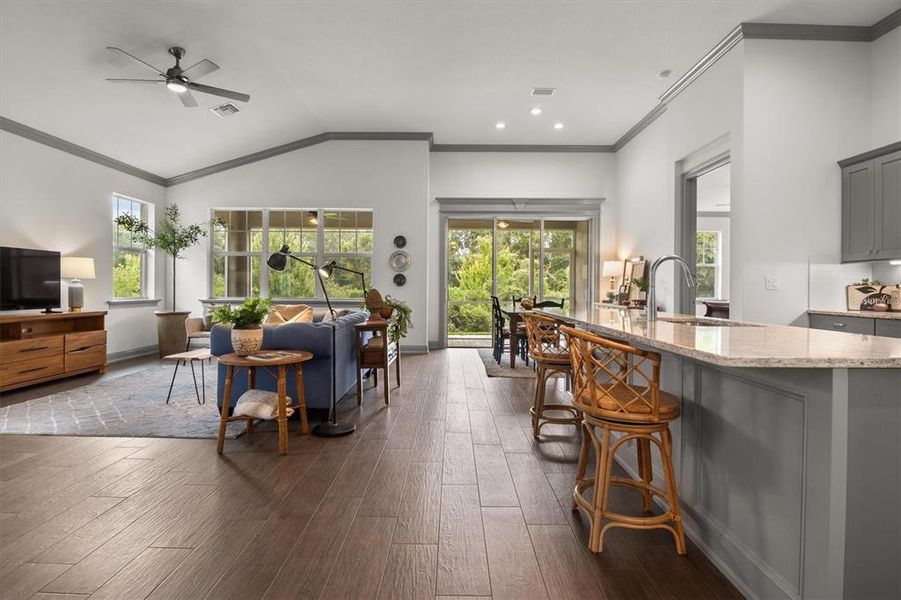 Furnished interior view inside a new home in , Lakeland (Image 39).