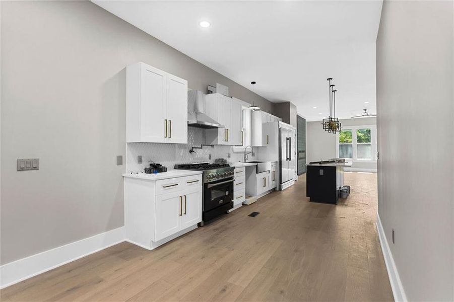 Furnished interior view inside a new home in , Atlanta (Image 18).