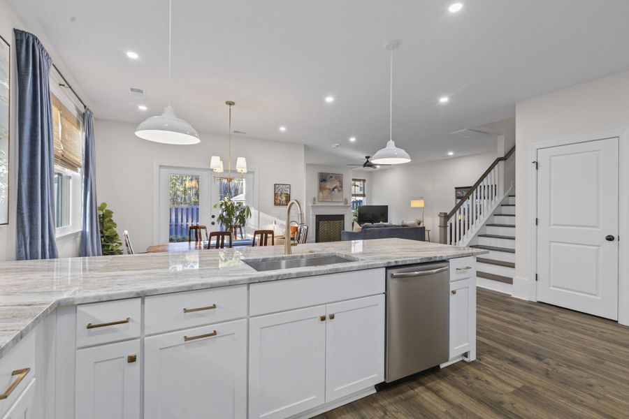 Furnished interior view inside a new home in Hayes Park, Johns Island (Image 7).