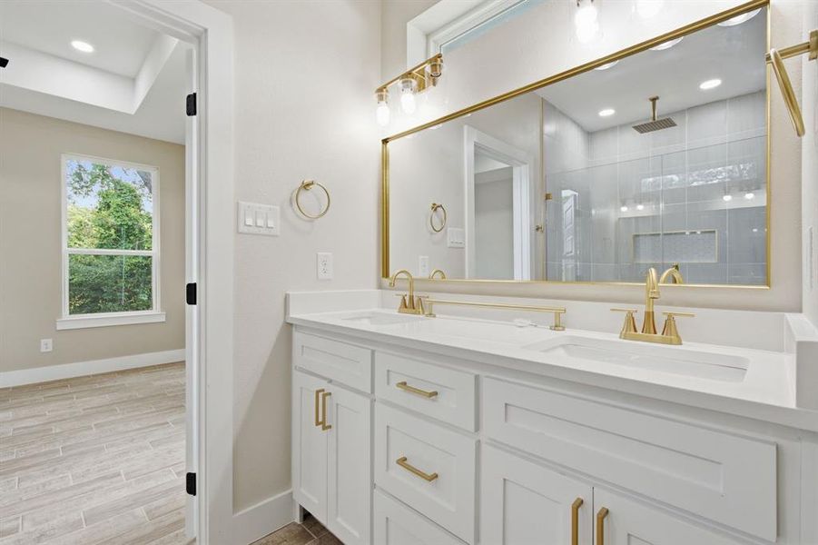 Furnished interior view inside a new home in , Ennis (Image 12).