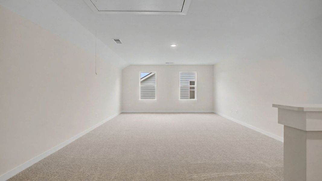 Furnished interior view inside a new home in Cottages of Bearwood, Mount Pleasant (Image 22). Furnished interior view inside a new home in Cottages of Bearwood, Mount Pleasant (Image 22).