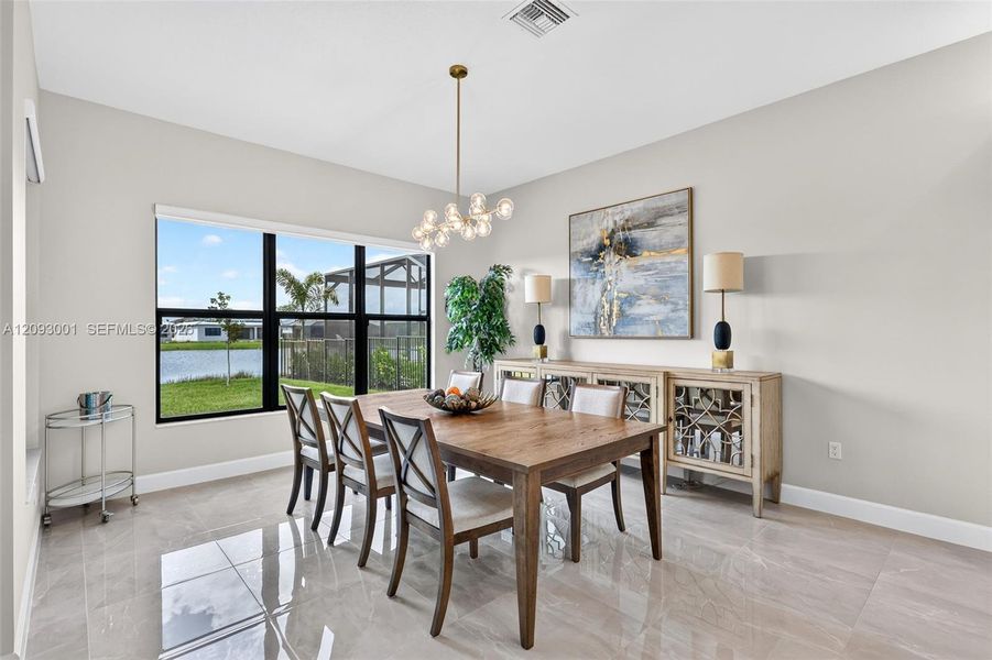 Furnished interior view inside a new home in , Port St. Lucie (Image 8). Furnished interior view inside a new home in , Port St. Lucie (Image 8).