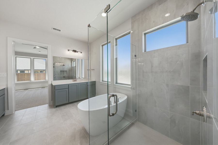 Furnished interior view inside a new home in Hillside Village, Celina (Image 12).