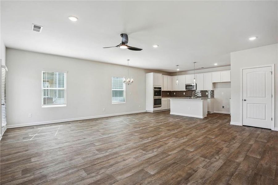 Spacious, unfurnished interior of a new home in Preserve at AG Village, Perry (Image 6). Spacious, unfurnished interior of a new home in Preserve at AG Village, Perry (Image 6).