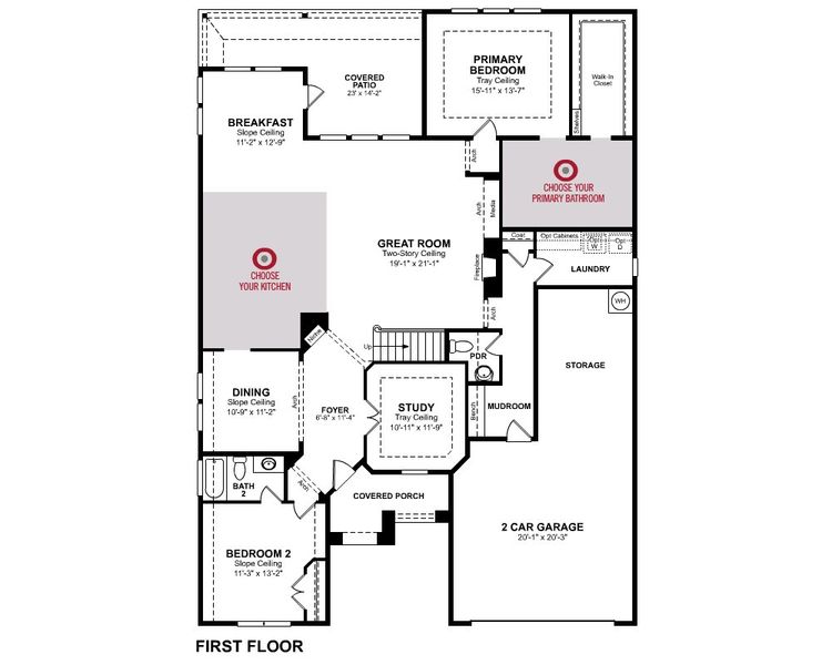 2D floor plan layout of this home in Lovers Landing, Forney, TX (Image 4). 2D floor plan layout of this home in Lovers Landing, Forney, TX (Image 4).