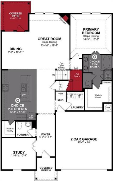 Beazer Homes Stark Farms Cascade plan