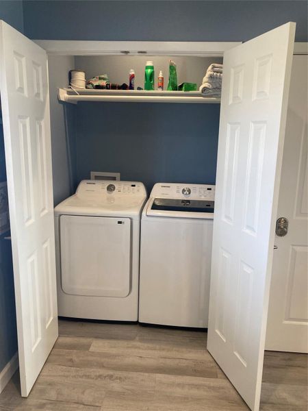 Full-size washer/dryer