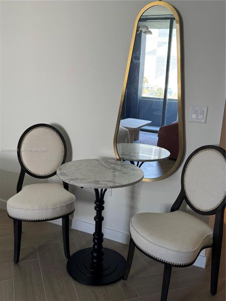 Furnished interior view inside a new home in , Miami (Image 5). Furnished interior view inside a new home in , Miami (Image 5).