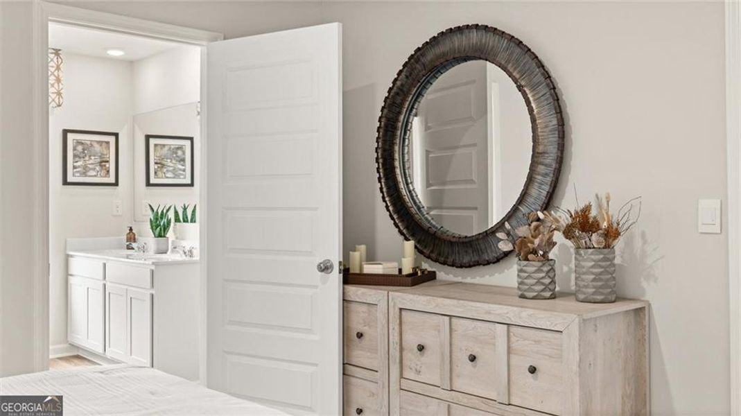 Furnished interior view inside a new home in Echo Glen, Stockbridge (Image 43).