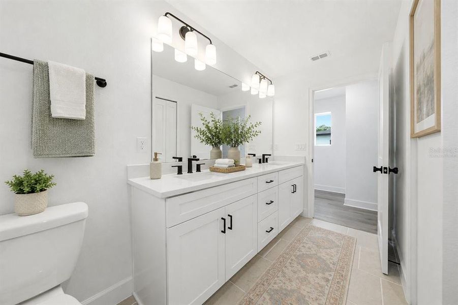 Furnished interior view inside a new home in , Eustis (Image 9).